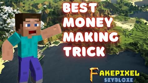 Best Money Making Trick In Fakepixel Skyblock Ii Trying To Get Op