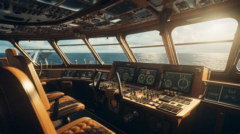 Premium Ai Image Cruise Ship Cockpit Photo Generative Ai