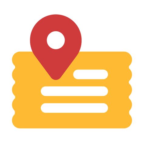 address generic flat icon