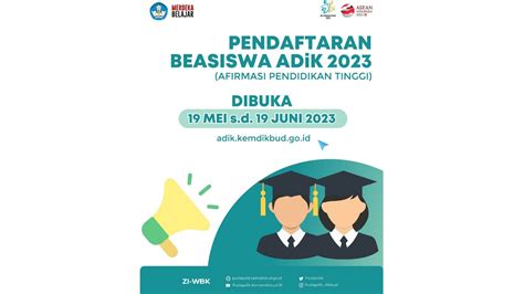 Pendaftaran Beasiswa ADiK Tahun 2023 Sudah Dibuka IPAI UPI