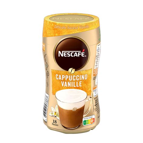 Caf Soluble Cappuccino Vanille Nescafe Ivoire Supermarch