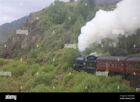 The Jacobite Steam Train Stock Photo - Alamy