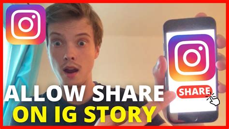 How To Allow People To Share Your Post On Their Instagram Story Youtube