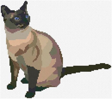 Siamese Cat Cross Stitch Designs