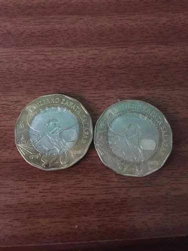 Monedas De Pesos Emiliano Zapata Salazar En Venta En Ju Rez Nuevo