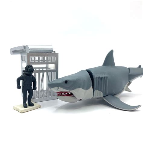 Jaws Shark Cage 1975 Diorama Mini Figure Collection Vol2 Movie Takara