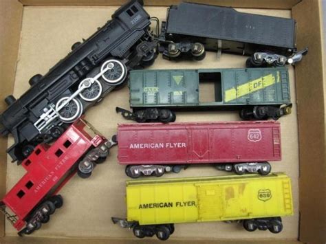 Sold Price American Flyer 21085 Engine W3 Box Cars And Caboose