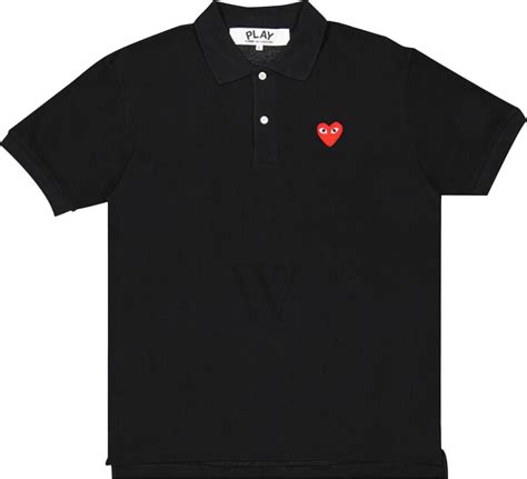 Buy Comme des Garçons PLAY Polo 'Black' - P1T006 1 | GOAT