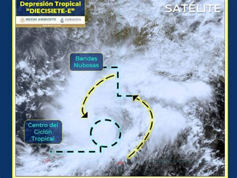 Depresión Diecisiete E se convertirá en huracán Rick impactará