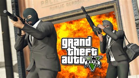 New Gta Bank Robbery Challenge Youtube