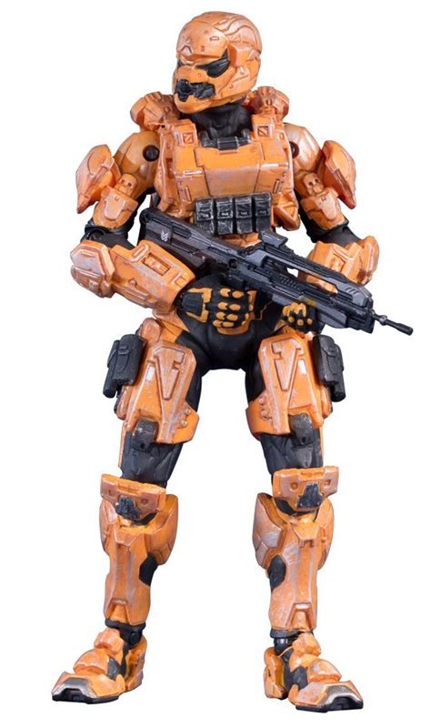 Halo 4 5 Pack Orange Spartan Soldier Figure Halo Toy News