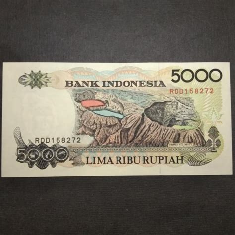 Jual Buruan Beli Satu Lembar Uang Kuno 5000 Rupiah Sasando Tahun 1992