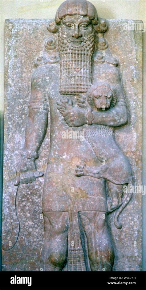 Gilgamesh And Lion Hi Res Stock Photography And Images Alamy