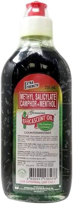 Amazon Efficascent Oil Extreme Strength Methyl Salicylate Camphor