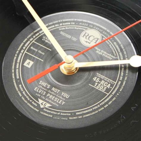 Elvis Presley She S Not You Vinyl Clocks