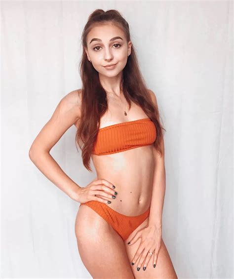 Brunette Girl In An Orange Bikini Nudes Babes NUDE PICS ORG