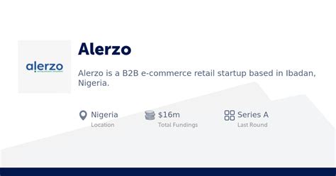 Alerzo - Overview, Financials, Competitors - StartupList Africa
