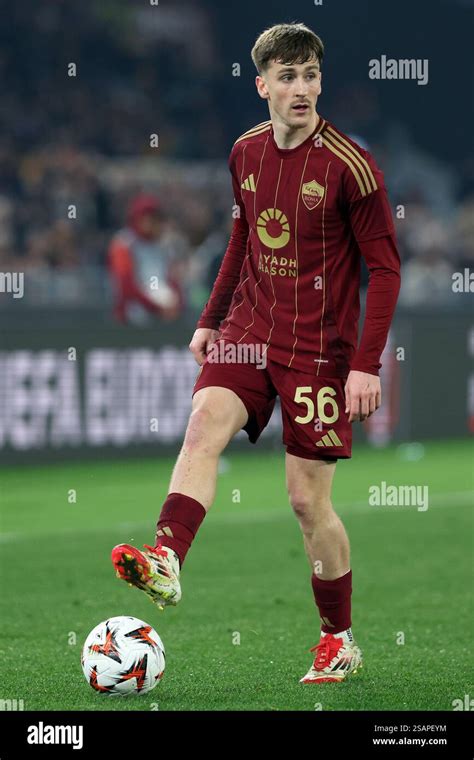 Rome Italy Alexis Saelemaekers Of Roma During The Uefa