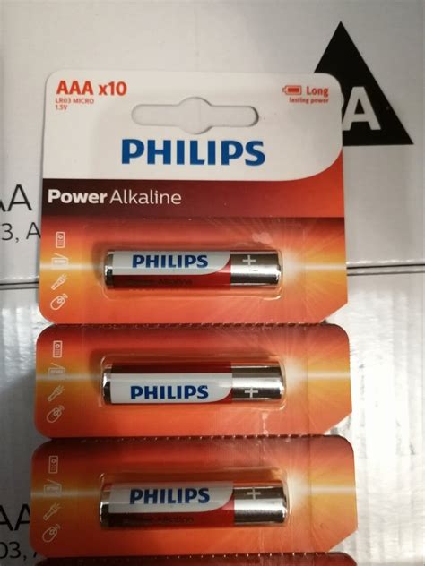 Philips LR3 AAA Power Alkaline Batteries 10 Pack Strip At Rs 230 Pack