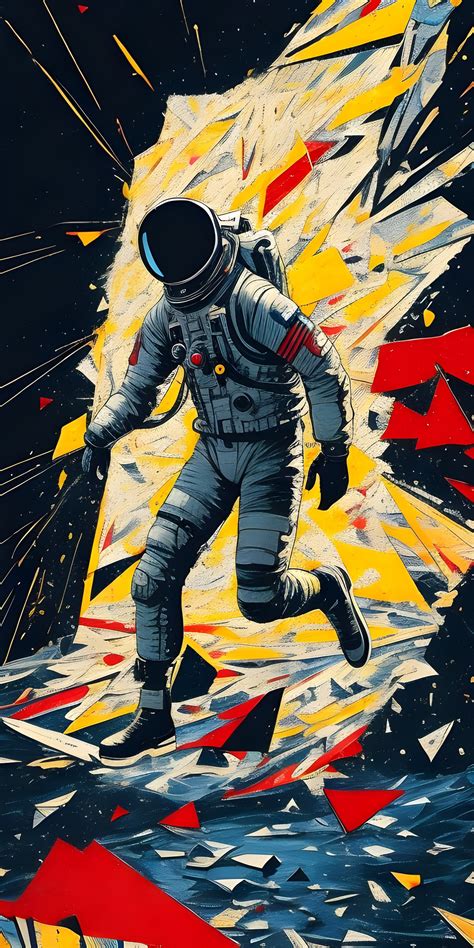 Astronaut Wallpaper, Galaxy, HD for Phone - MyWallpapers.in