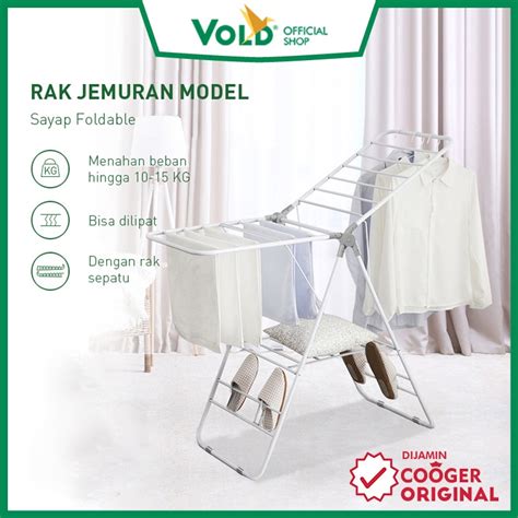 Jual VOLD Rak Jemuran Foldable Rak Jemuran Baju Jemuran Sepatu Jemuran