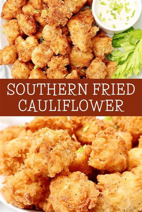 Southern Fried Cauliflower ~ This Wife Cooks Recipe In 2024 Fried Cauliflower Califlower