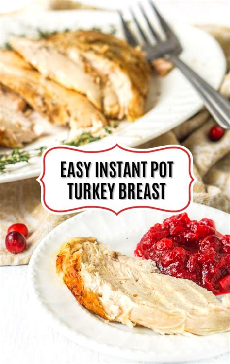 Instant Pot Turkey Breast With Keto Turkey Gravy My Life Cookbook