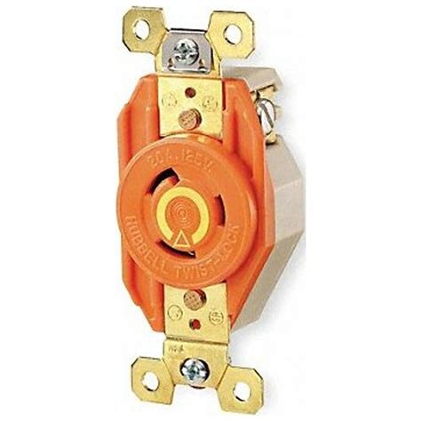 Hubbell Ig Twist Lock Receptacle Isolated Ground L R P W