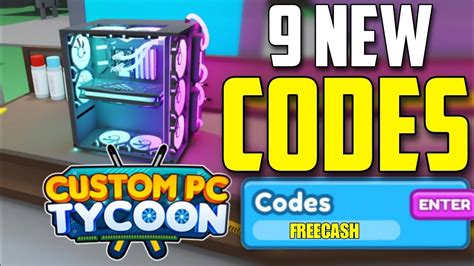 NEW ALL WORKING CODES FOR CUSTOM PC TYCOON IN 2024 ROBLOX CUSTOM PC