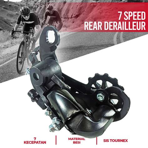 Jual Taffsport Rival Rear Derailleur Biycle Sepeda 7 Speed