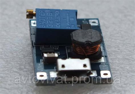 Повышающий Преобразователь Буст Модуль 2-24В в 5-28В Micro USB ...