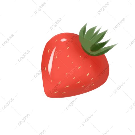 Strawberry Fruit Png Transparent Cartoon Hand Painted Fruit Strawberry