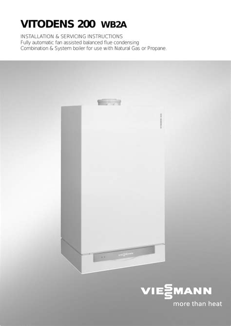 Viessmann Vitodens Wb A Installation Guide Pdf Manualzz