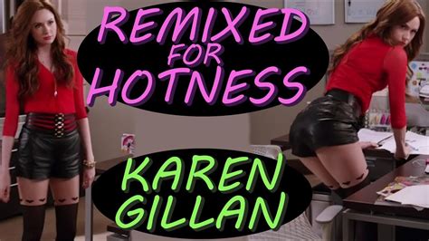 Karen Gillan Dancing In Leather Shorts Remixed For Hotness Youtube