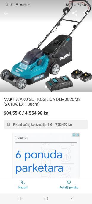 Makita aku kosilica sa 2 baterije i punjačem