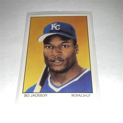 Bo Jackson Score 1990 Mlb Royals Baseball Card 687 Ebay