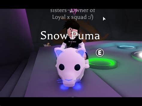 How A Mega Neon Snow Puma Looks Like Adopt Me Roblox YouTube