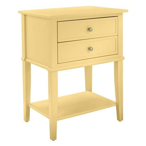 Ameriwood Home Franklin Accent Table With 2 Drawers Multiple Colors