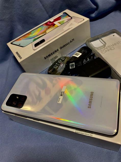 Samsung Galaxy A Prism Crush Silver Mobile Phones Gadgets Mobile