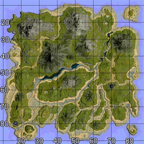 Island Ark Map Ark Theisland All Best Base Locations Pvppve