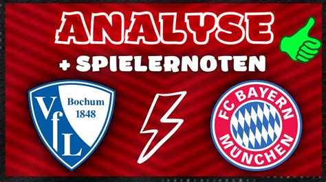 Vfl Bochum Vs Fc Bayern Analyse Spielernoten Pressekonferenz Youtube