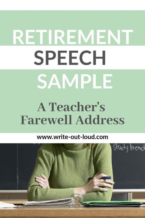 Here Is The Perfect Sample Of A Retirement Speech For A Teacher Ideas