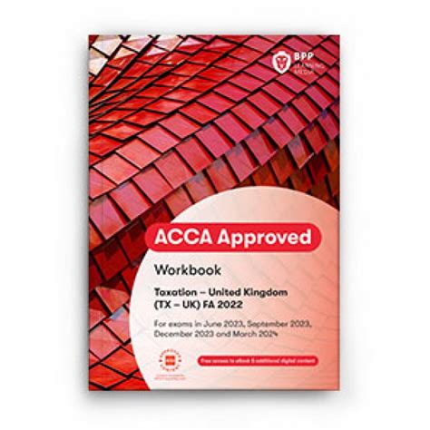 BPP ACCA TX Taxation UK FA2022 WORKBOOK 2023 2024