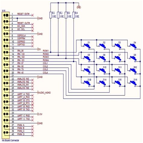 Pc Keyboard Circuit Diagram