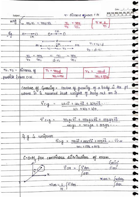 Solution Center Of Mass Differences Between Center Of Gravity And