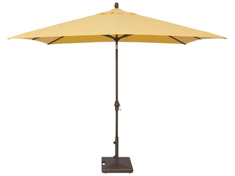 Treasure Garden Market Aluminum 8 X 10 Foot Rectangular Crank Lift Auto Tilt Outdoor Umbrella