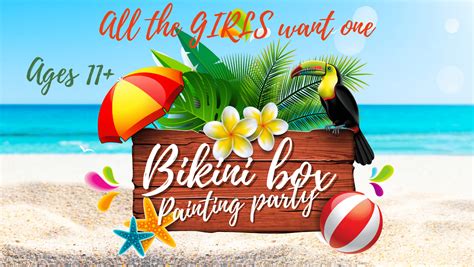 Bikini Box Painting Party Patchs Playhouse
