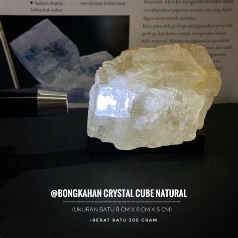 Jual Bongkahan Crystal Cube Natural L26 Atau Batu Kristal Alam Atau