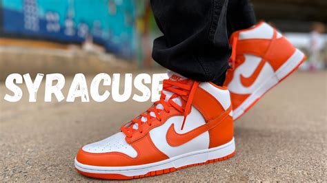 Save Your Money Nike Dunk High Syracuse Review And On Foot Youtube