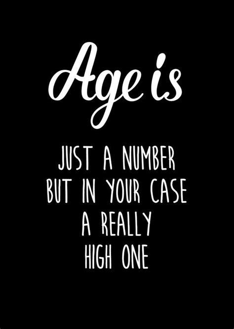 Age Is Just A Number Birthday Quotes - ShortQuotes.cc